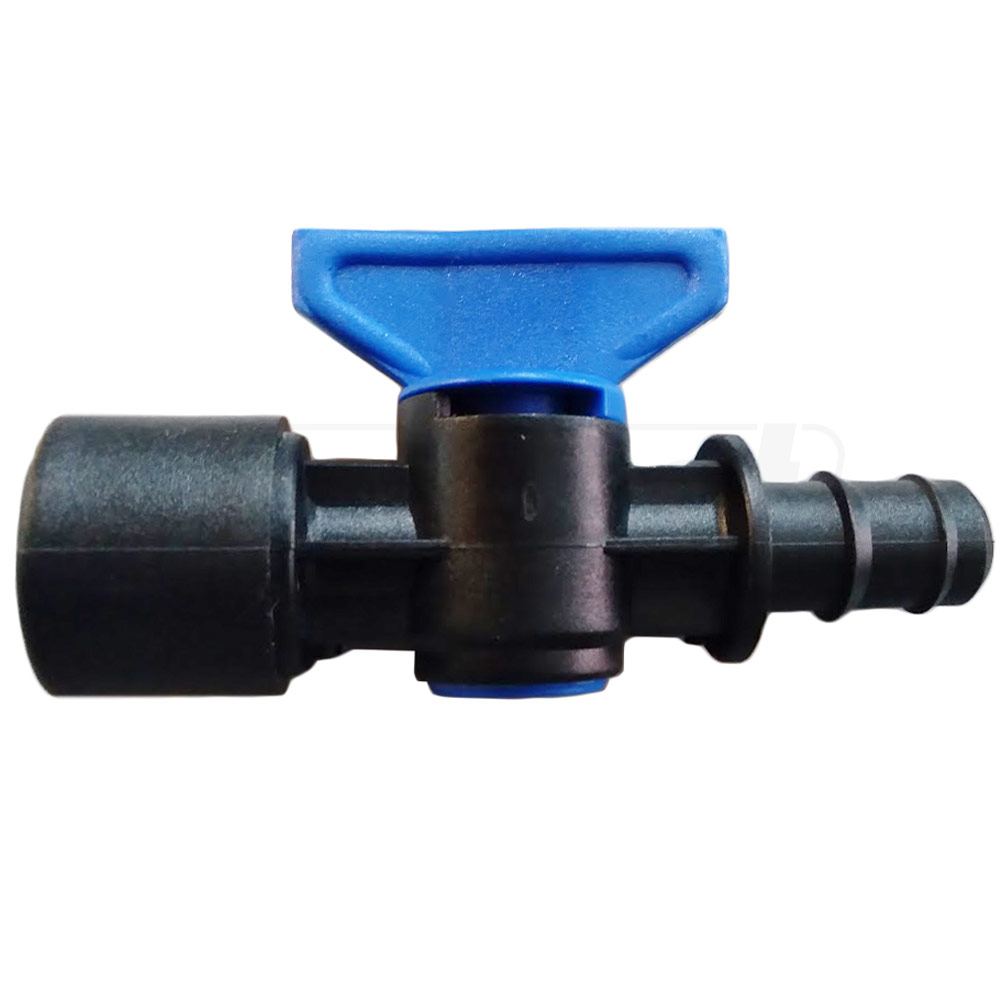 Robinet cilindric + tub de picurare D. 16x1/2" FI (7424)