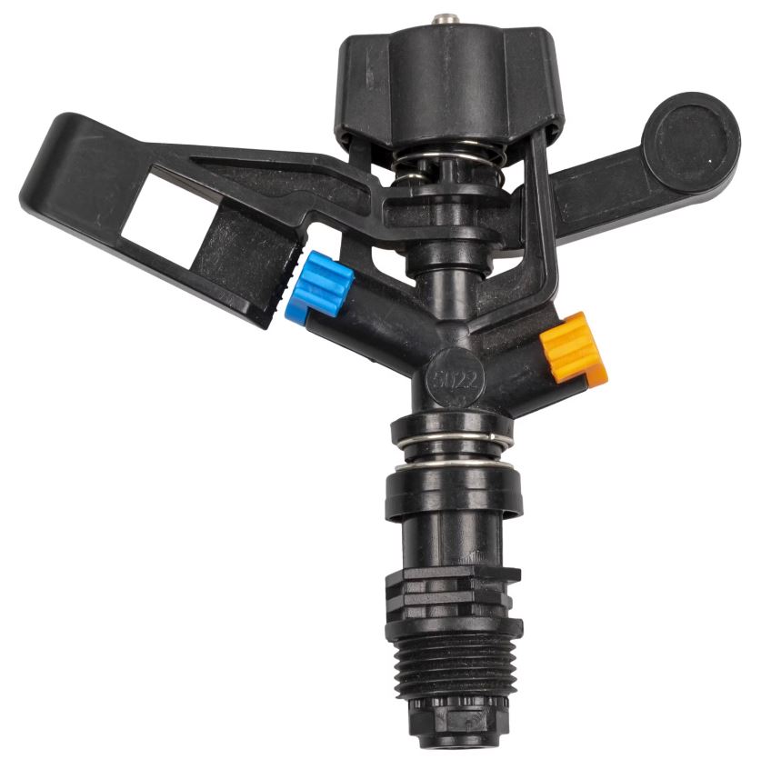 Ороситель пластиковый D. 3/4" П регулируемый R=8-12.5 м, 0.6-1.2 м³/ч