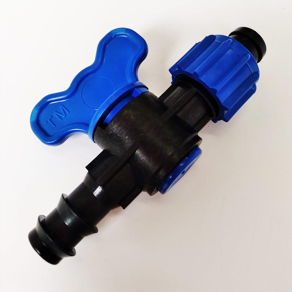 Robinet cilindric banda + tub de picurare D. 16x17 MTS 7617