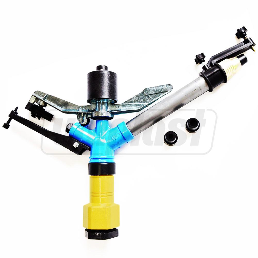 Aspersor sprinkler B2 D. 1.1/2" FI circular metal (360º) 15-30 m, 5 bar, 5-15 m³/h (albastru) 3405(6) ATIGLAN