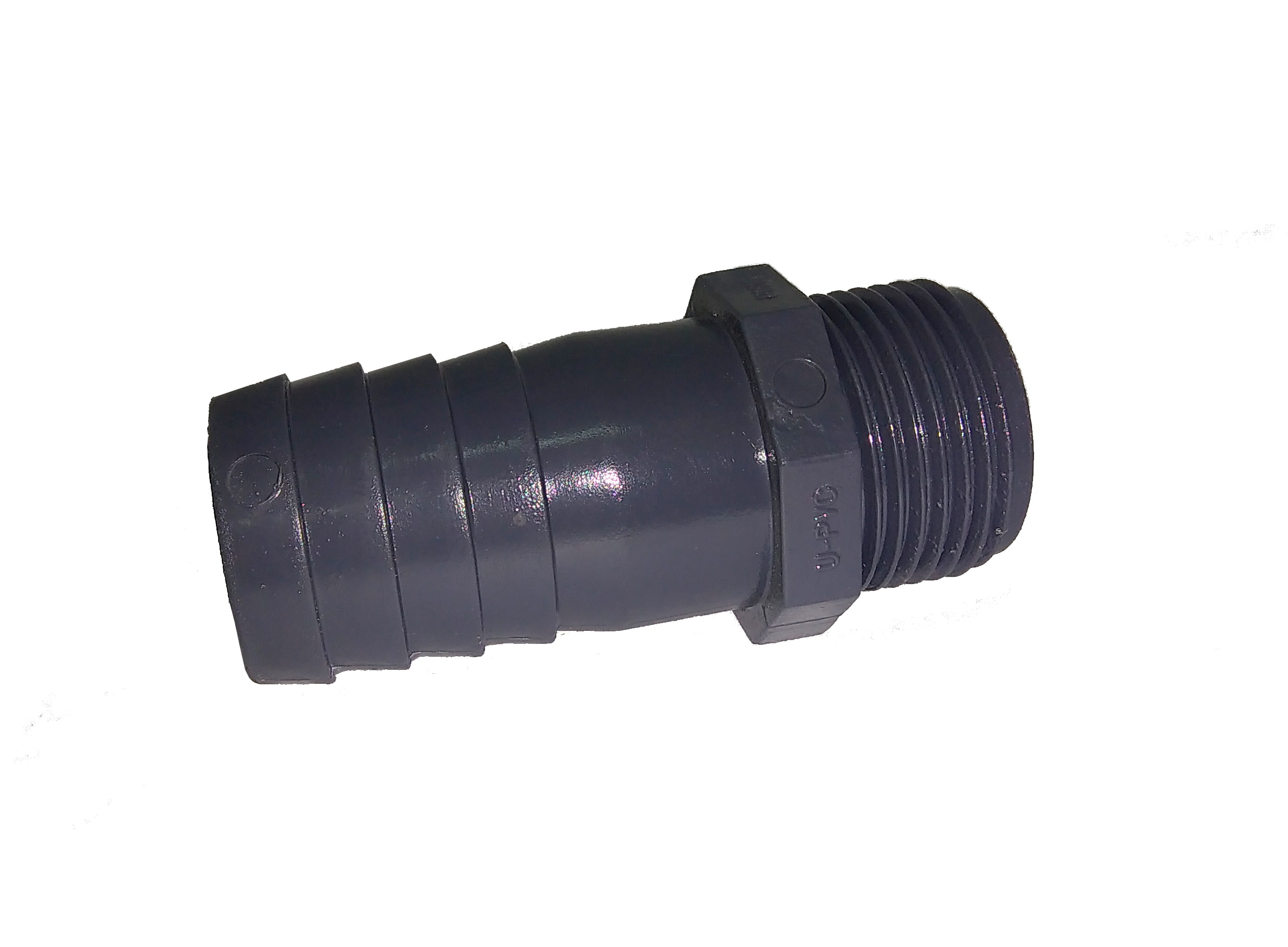 Adaptor cu portfurtun D. 32x1" FE PVC PN16 (gri)