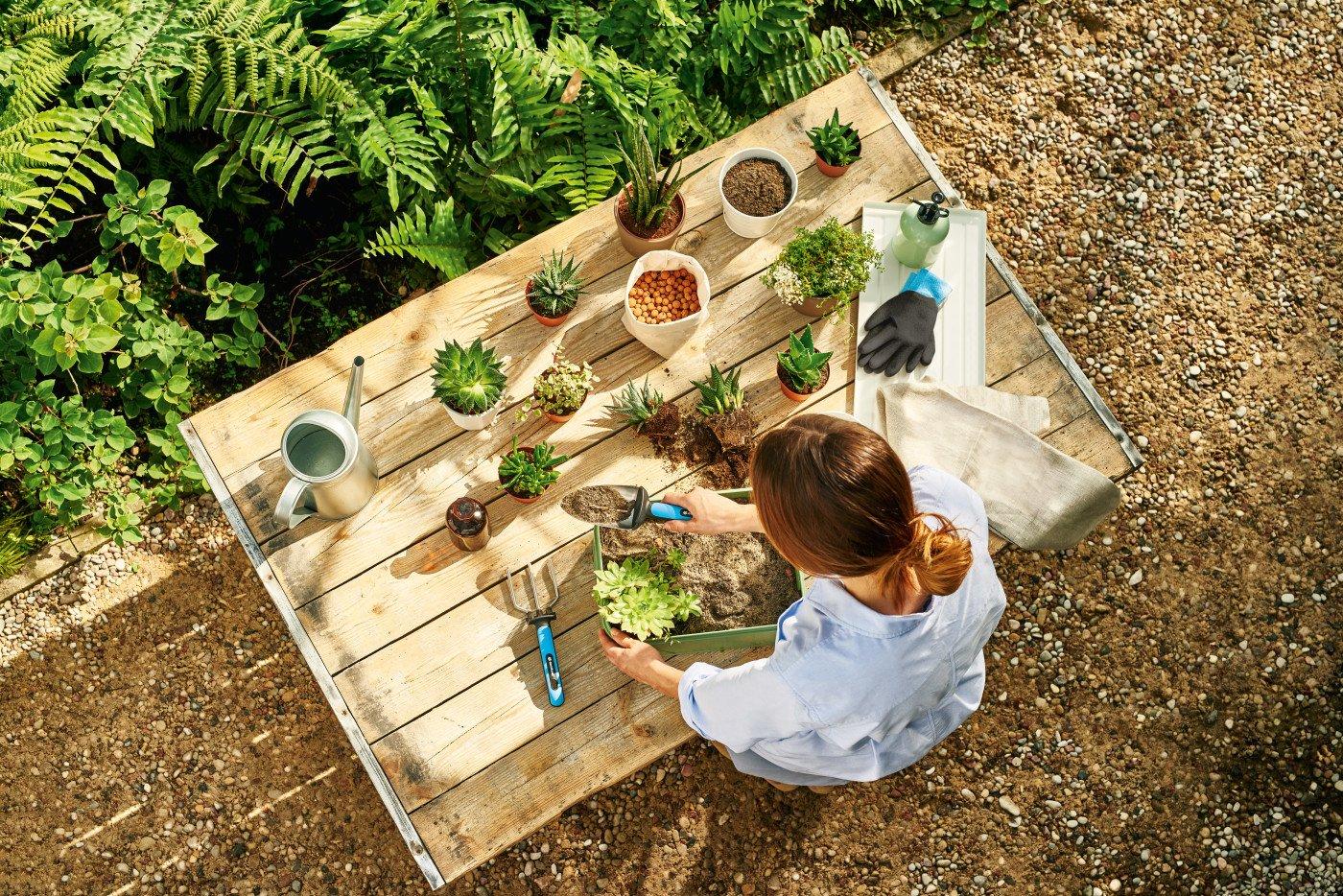 Инструмент ручной в комплекте ERGO (лопатка, вилка для прополки, перчатки)  CELLFAST