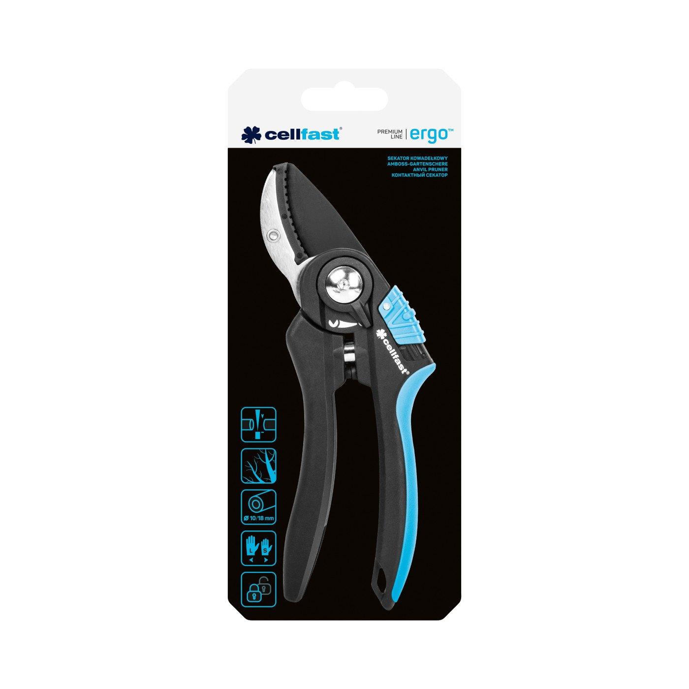 Foarfeca de gradina ERGO (reglabil 10-18 mm) 41-021  CELLFAST