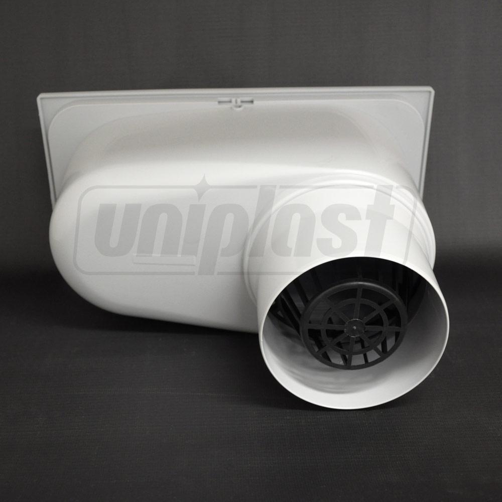 Camin pluvial PP cu capac, iesire verticala (gri) Art. 1820  ZMM MAXPOL