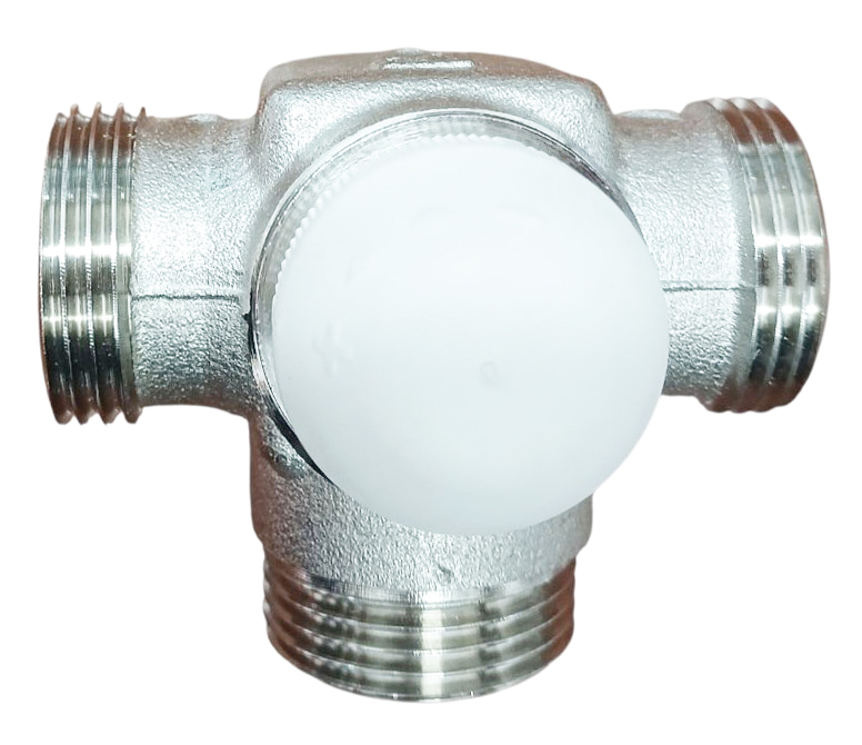 Robinet termostatat cu 3 cai 3/4" conectare dreapta M 28x1,5 Herz CL