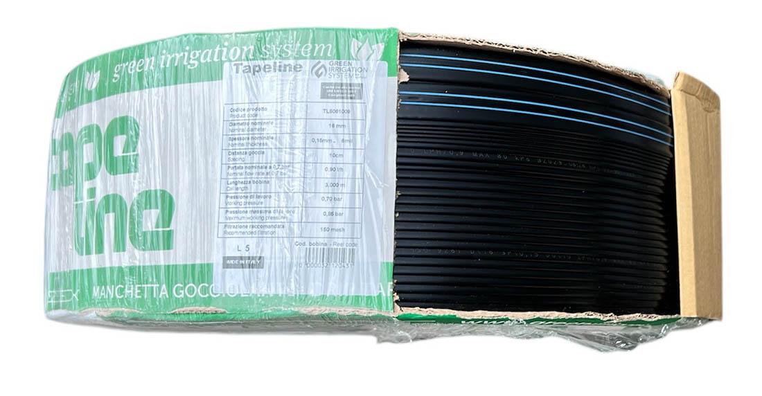 Лента D. 16 мм, 6 mil, 20 см, 0.8 bar, 1.5 LPH Aquatape/Tapeline  PLASTIC-PUGLIA