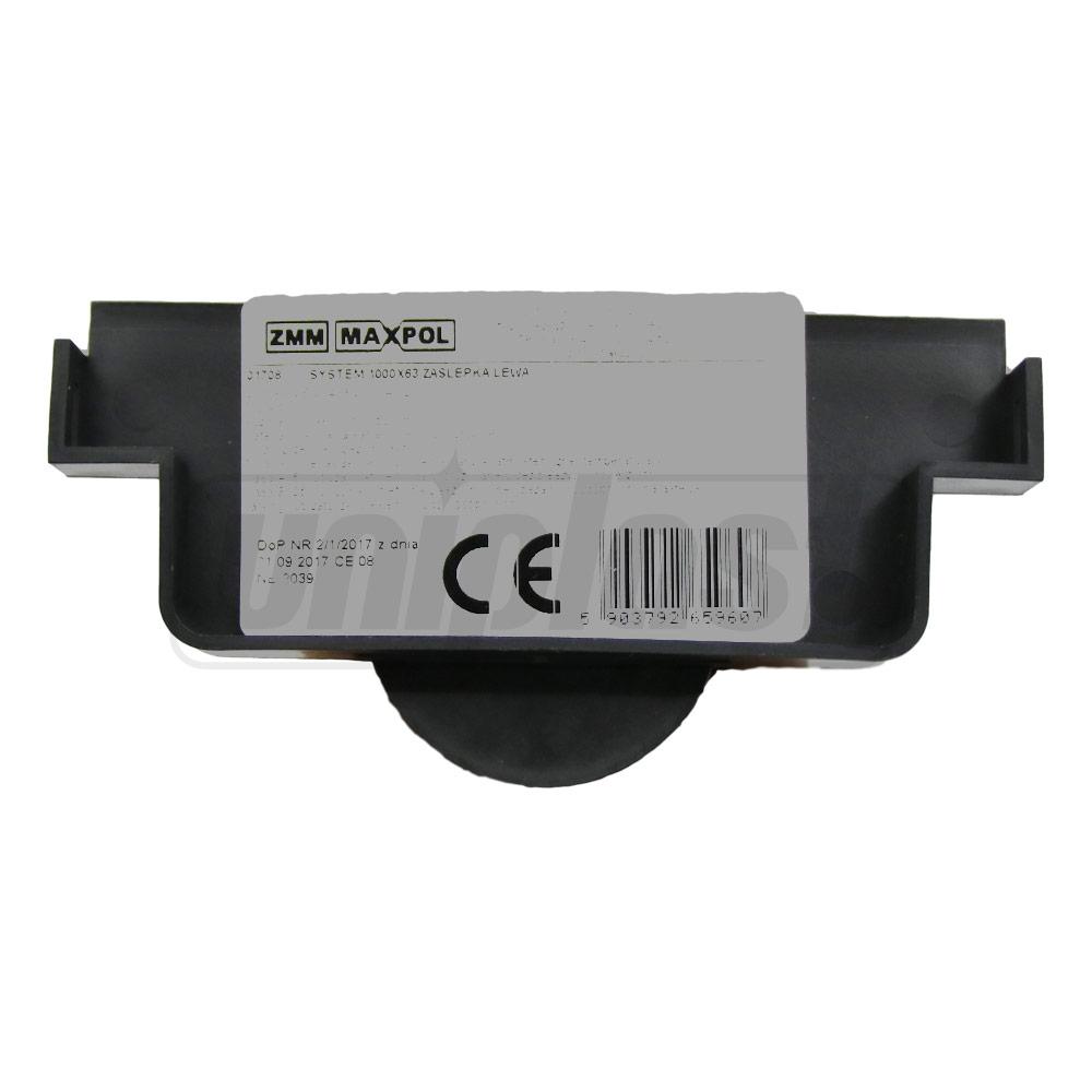 Dop-scurgere pentru rigola extern PP D. 50 H=63 mm Art. 1708 ZMM MAXPOL