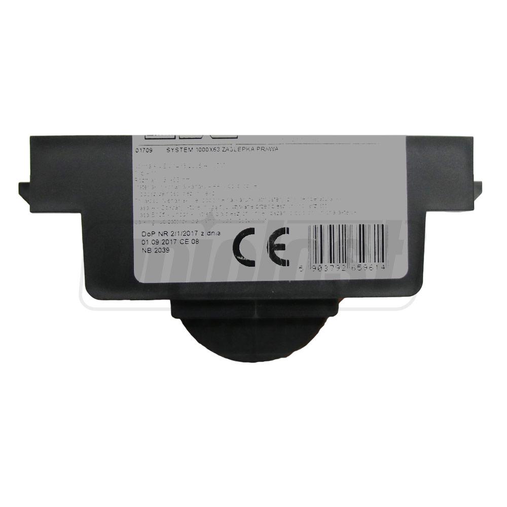 Dop-scurgere pentru rigola intern PP D. 50 H=63 mm Art. 1709 ZMM MAXPOL