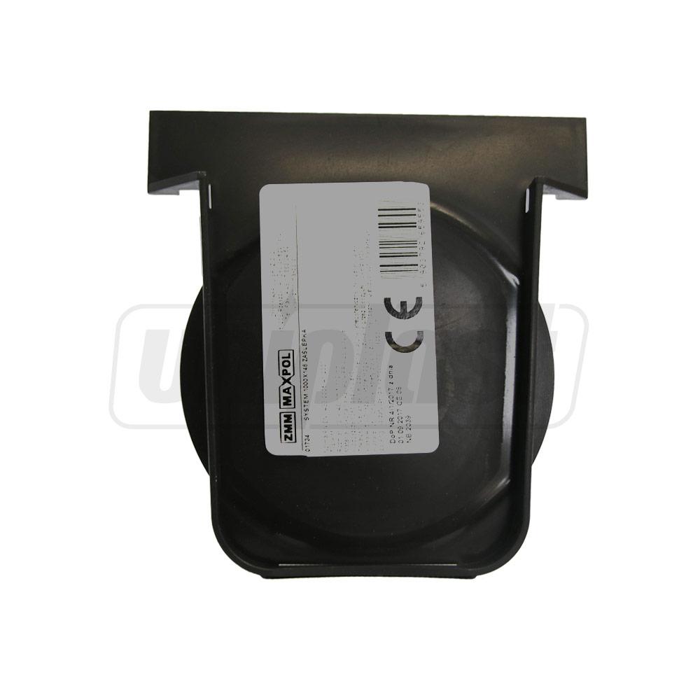 Dop-scurgere pentru rigola extern PP D.110 H=148 mm Art. 1734 ZMM MAXPOL