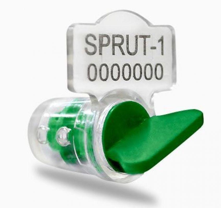 Sigilii universale din plastic SPRUT-1 cu sirma (otel galvanizat L=35 cm) in set