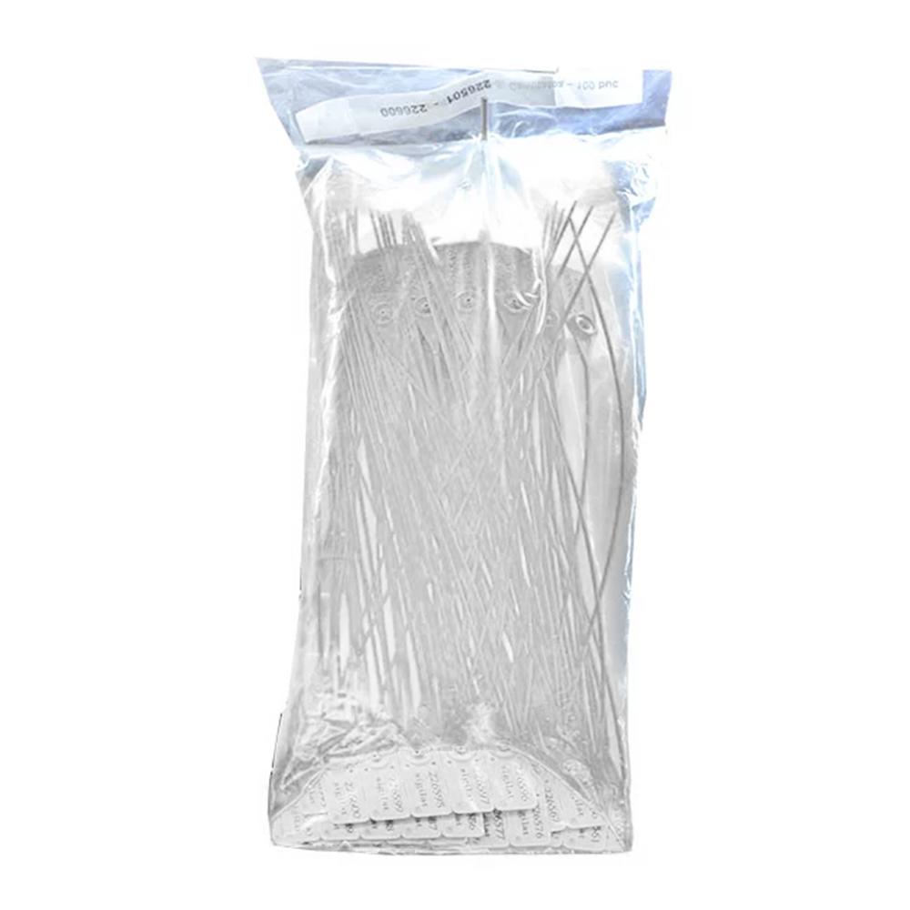 Пломба универсальная пластиковая SPRUT-82 (белая/зеланая)