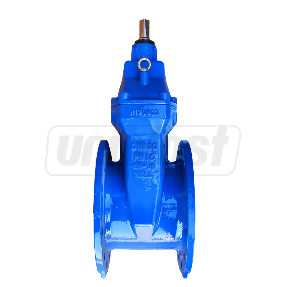 Vana fonta D.300 PN16 pana cauciucata DIN3352-F4 (L=270 mm) (12 gauri) fara roata de manevra (maner)