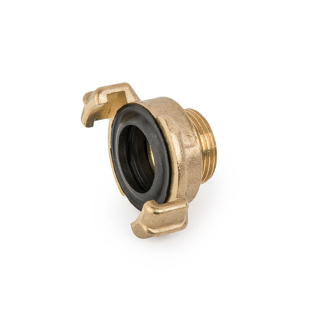 Cupla din alama D. 1" FE cu garnitura cauciuc BR-GK113A  BRADAS