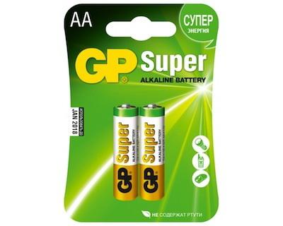 Батарейка  1.5V Ultra 15AU-2UE2 (15AU-U2) (2 шт. блистер)  GP