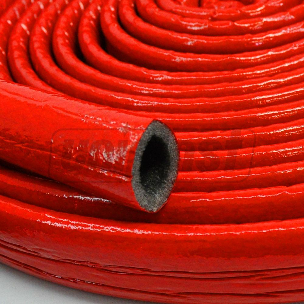 Izolatie teava cu strat de protectie in rola D. 18 / 6 mm L=10 m (rosu)  PRODMAX