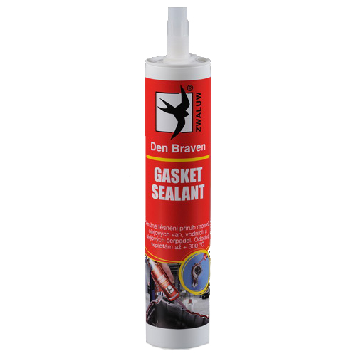 Герметик жароустойчивый красный 80 мл DIY Gasket-Sealant +300°C (блистер)  DEN BRAVEN