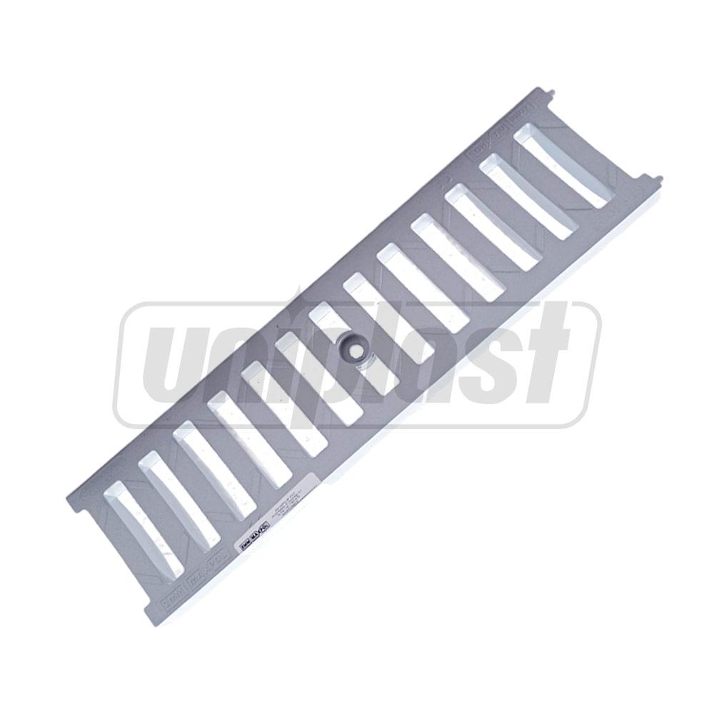 Gratar canalizare PP fara rigola 500x126 mm B125 (gri) Art. 1710 ZMM MAXPOL