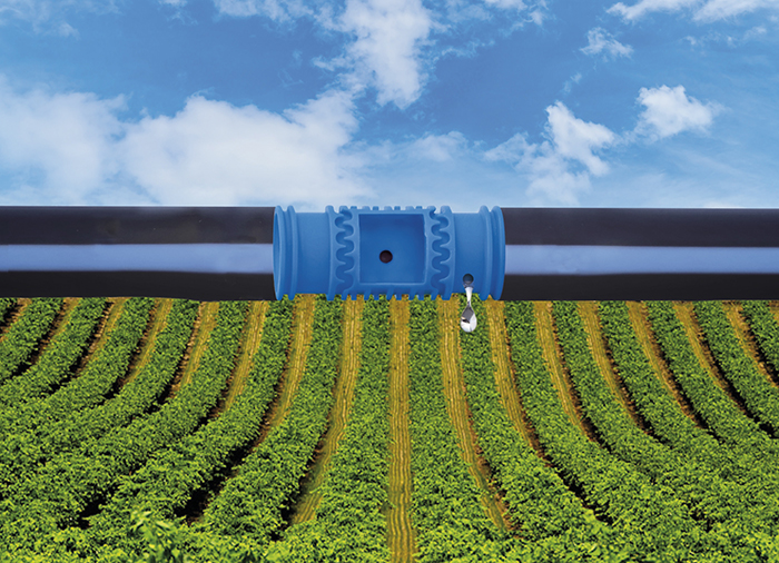 Трубка для капельного орошения с компенсатором D. 20, 50 см, 45 mil, 4 LPH GOLD-DRIP® PC  PLASTIC-PUGLIA