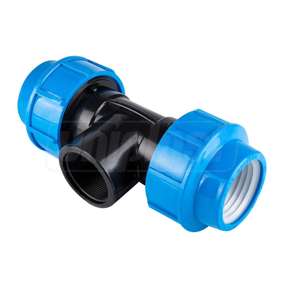 Teu compresiune D. 63 x 1.1/2" x 63 FI / T  UNISERA