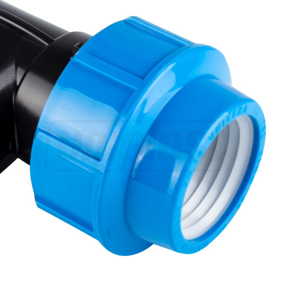 Teu compresiune D. 90 x 2.1/2" x 90 FI / T  UNISERA