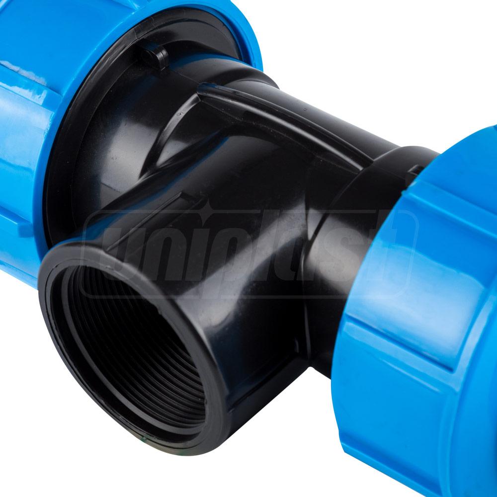 Teu compresiune D. 90 x 2.1/2" x 90 FI / T  UNISERA