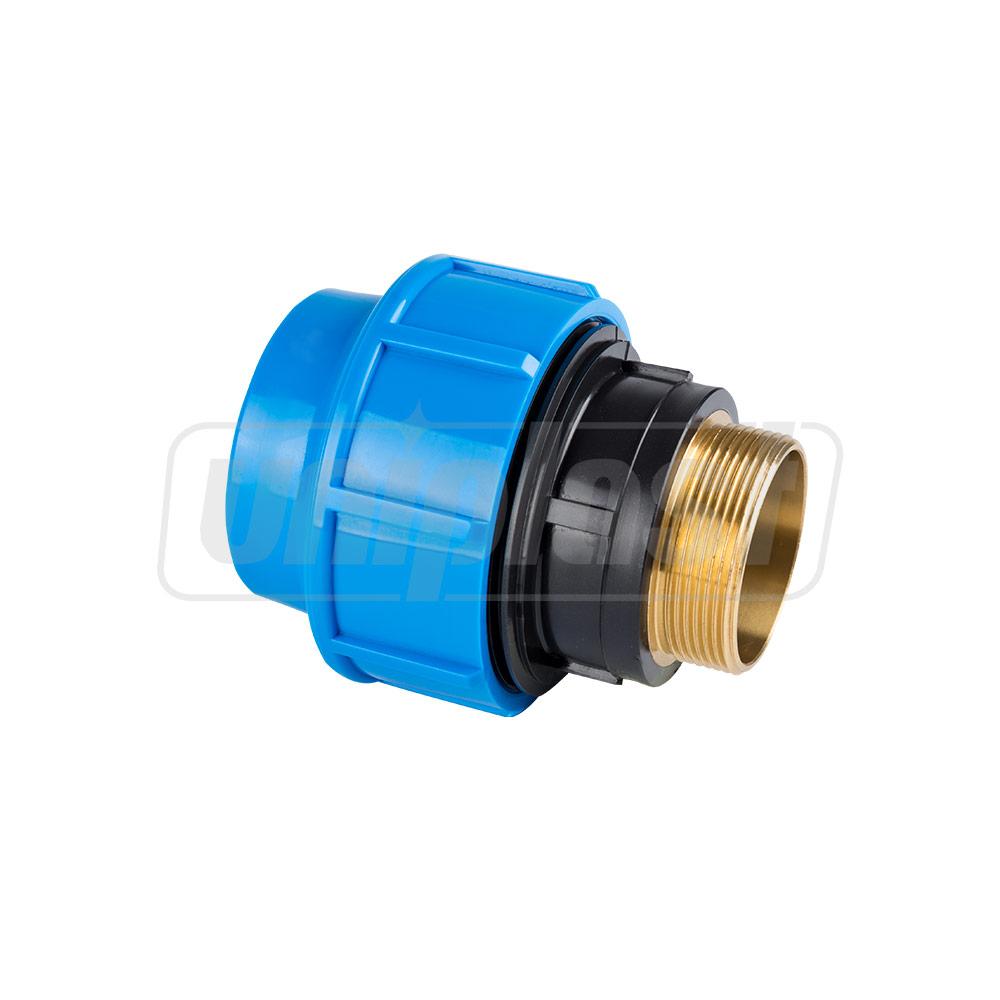 Adaptor compresiune alama D. 63 x 2" FE / 10 T  UNISERA