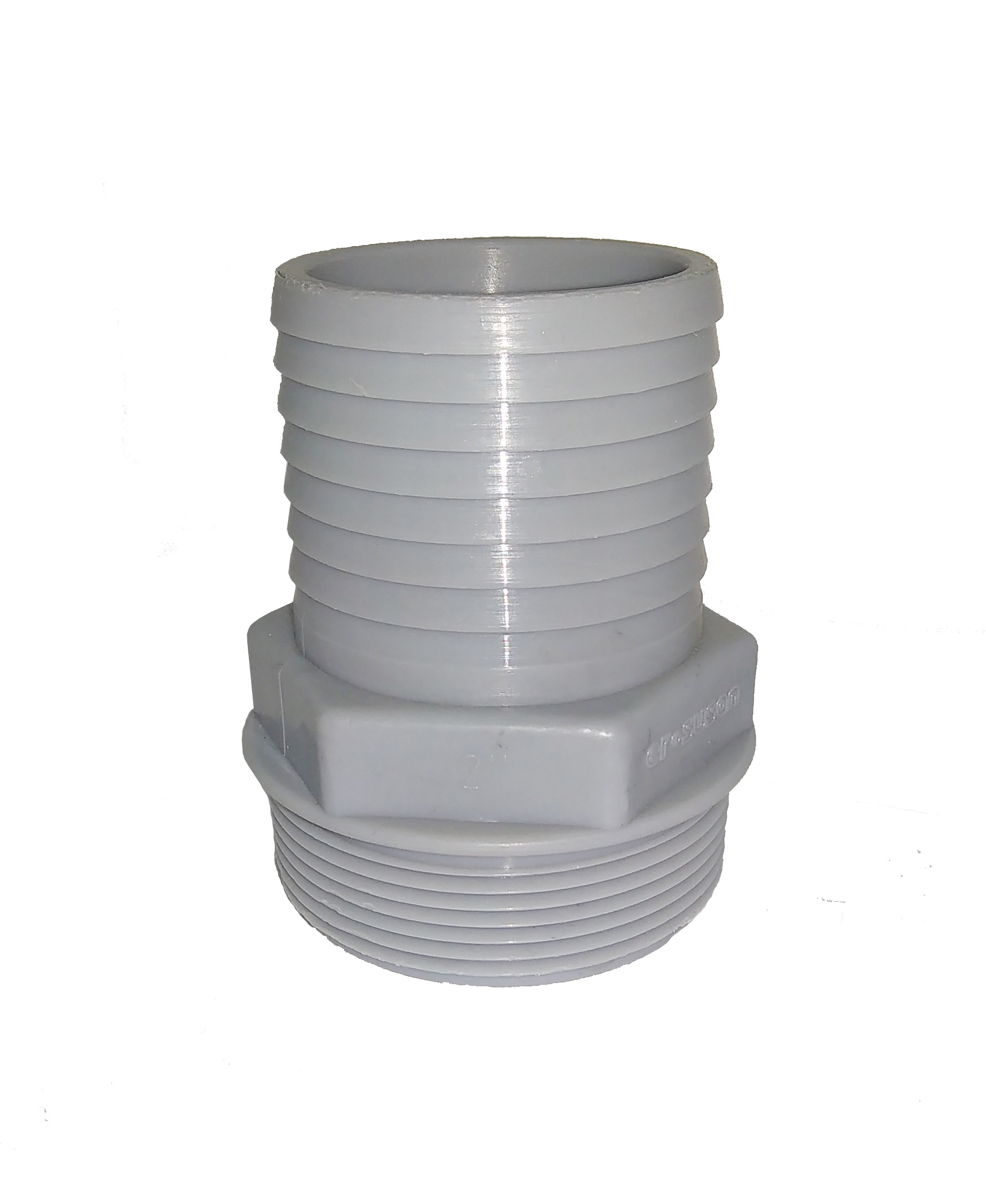 Adaptor cu portfurtun D. 50x2" FE (gri/negru) T