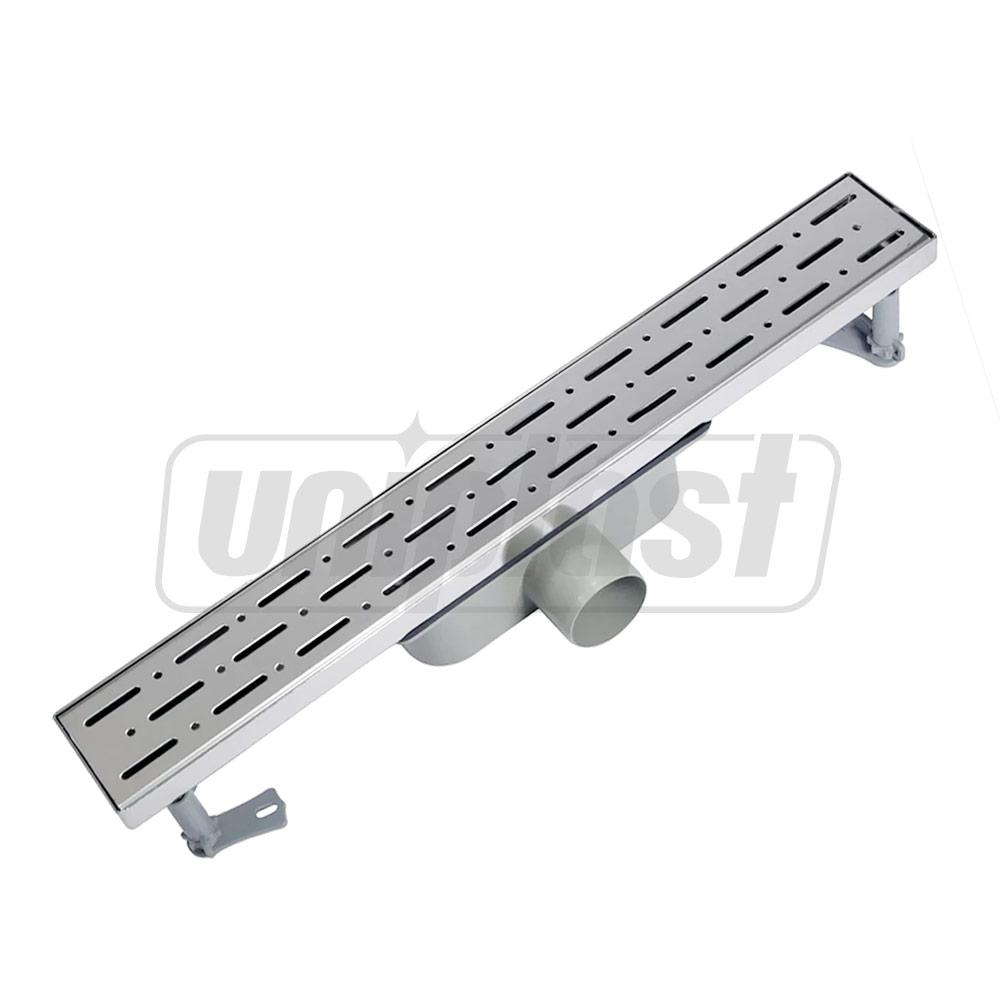 Rigola de dus lineara set 600 x 68 mm D. 50 x 90° LINE (Linie)  VISAM