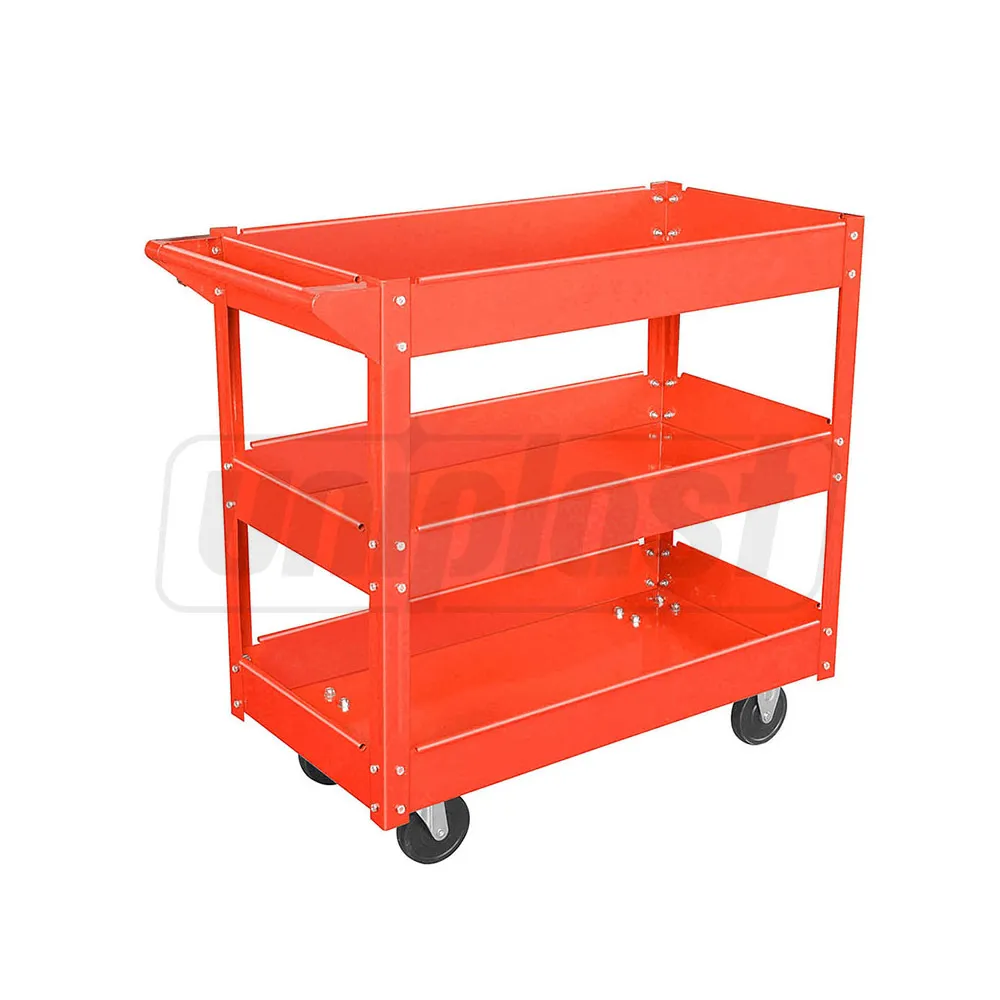 Тележка для инструмента 840 x 410 x 780 мм - 3 открытые полки Industrial  TOLSEN