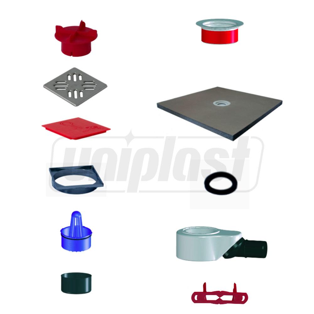 Element de dus complet cu element de scurgere HL523N (90 x 90 cm)  HL