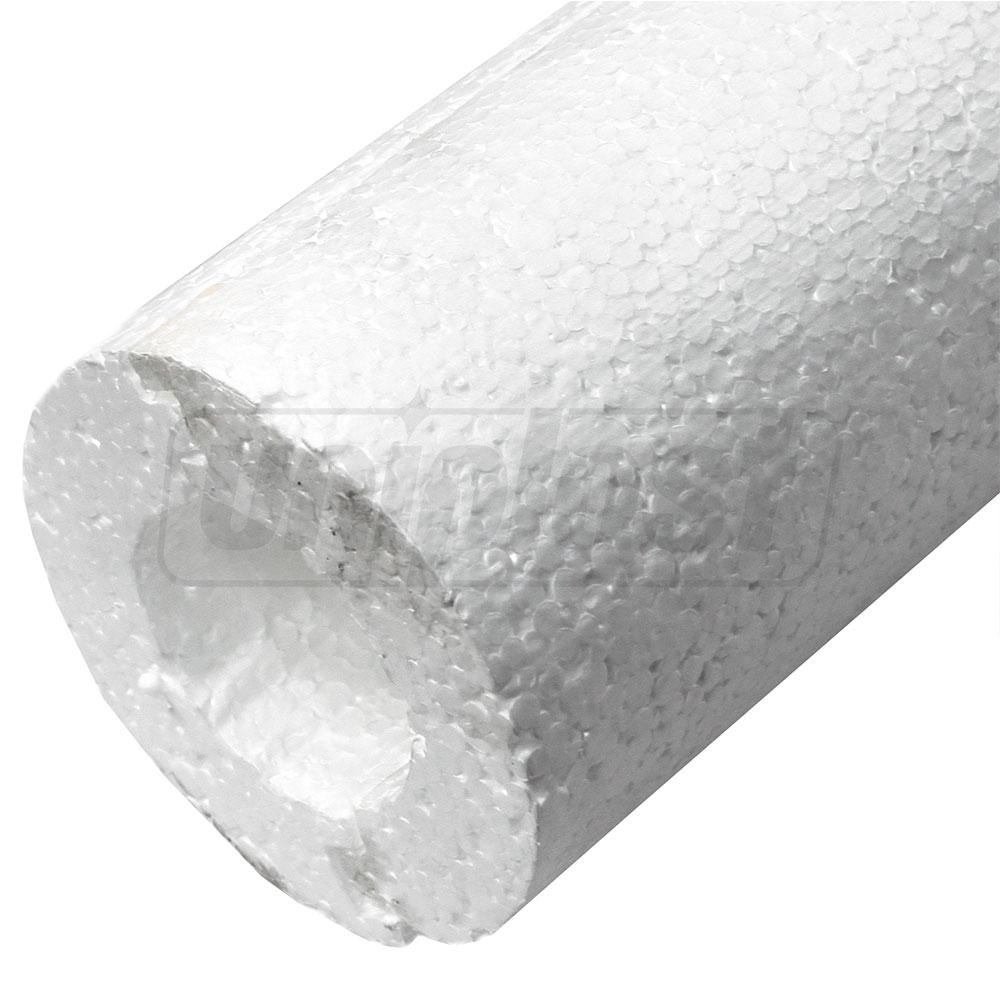 Теплоизоляция для труб из пенополистирола D.110 / 30 мм L=1.2 м (2 части)