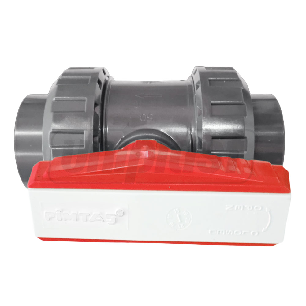 Кран шаровый ПВХ клеевой для кислот D. 20 Art. 205000202 PIMTAS