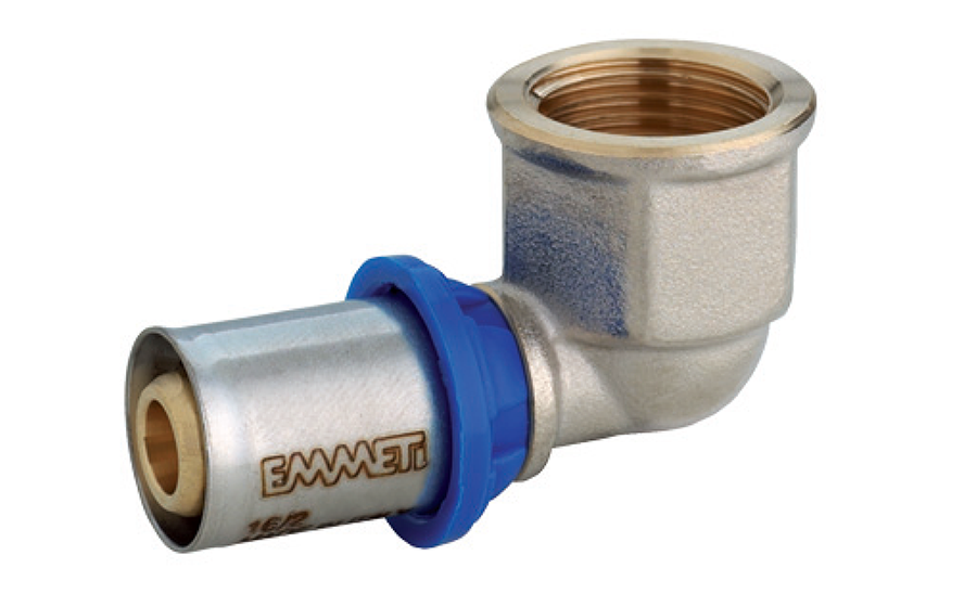 Угол D. 20 x 3/4" М пресс  EMMETI