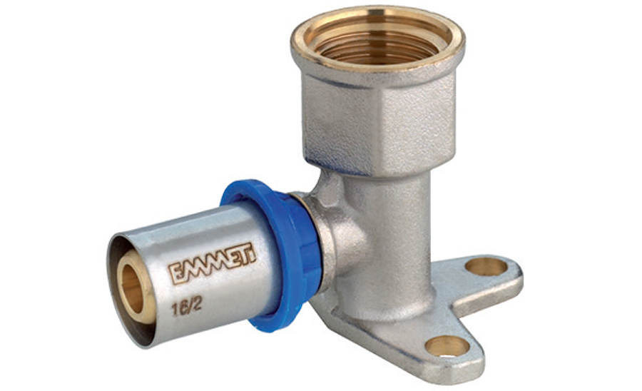 Угол настенный D. 16 x 1/2" М пресс  EMMETI