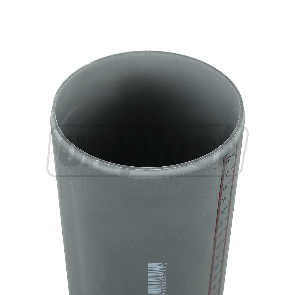 Труба ПП D. 90 L=0.5 м / 2.2 мм (серая)  OSTENDORF