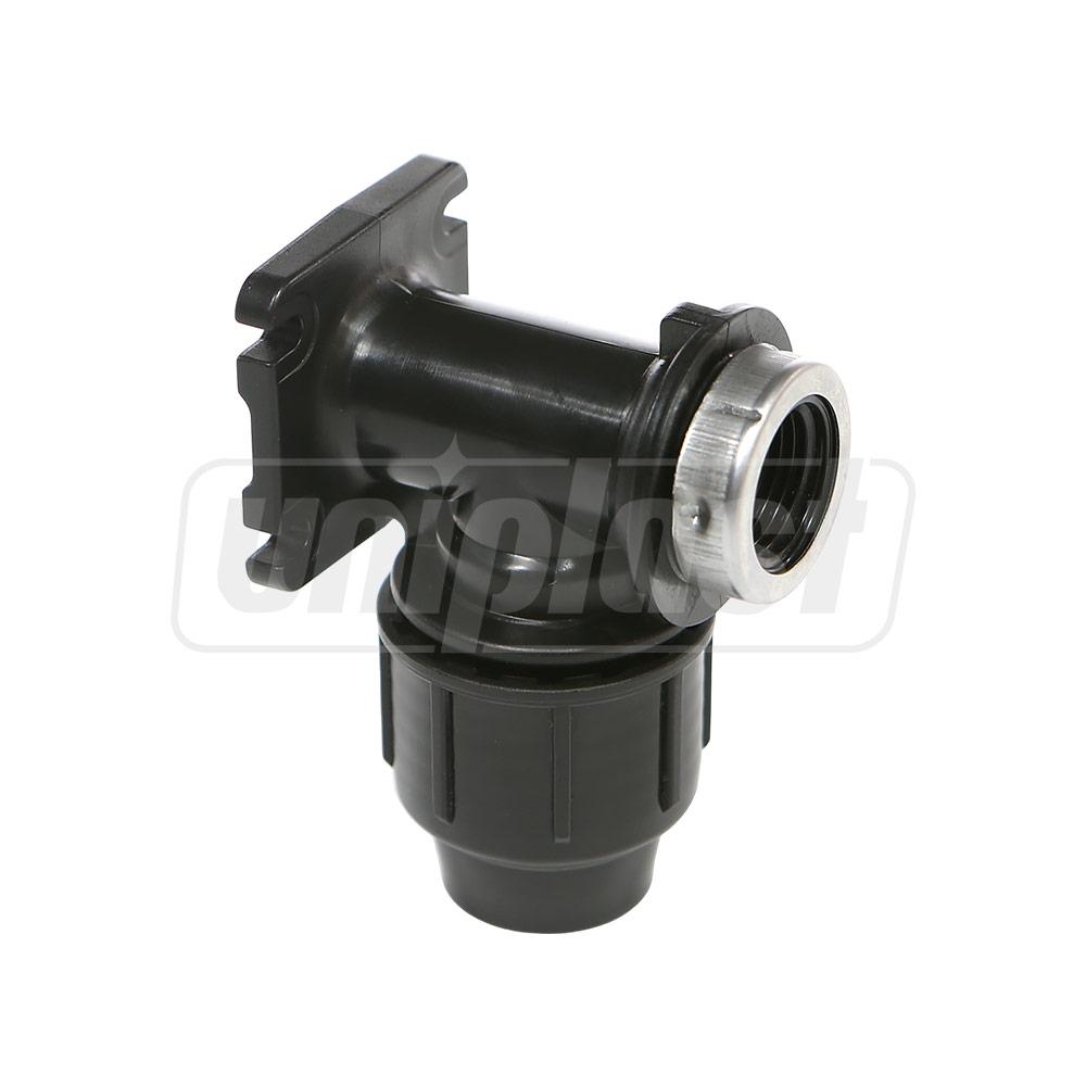 Угольник зажимной настенный D. 20 x 1/2" Мама / 10 A SAB