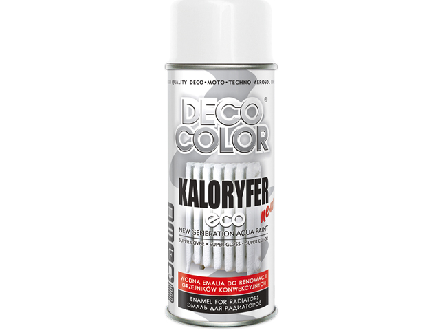 Smalt-Spray pentru radiatoare KALORYFER (alb) DECO COLOR 400 ml