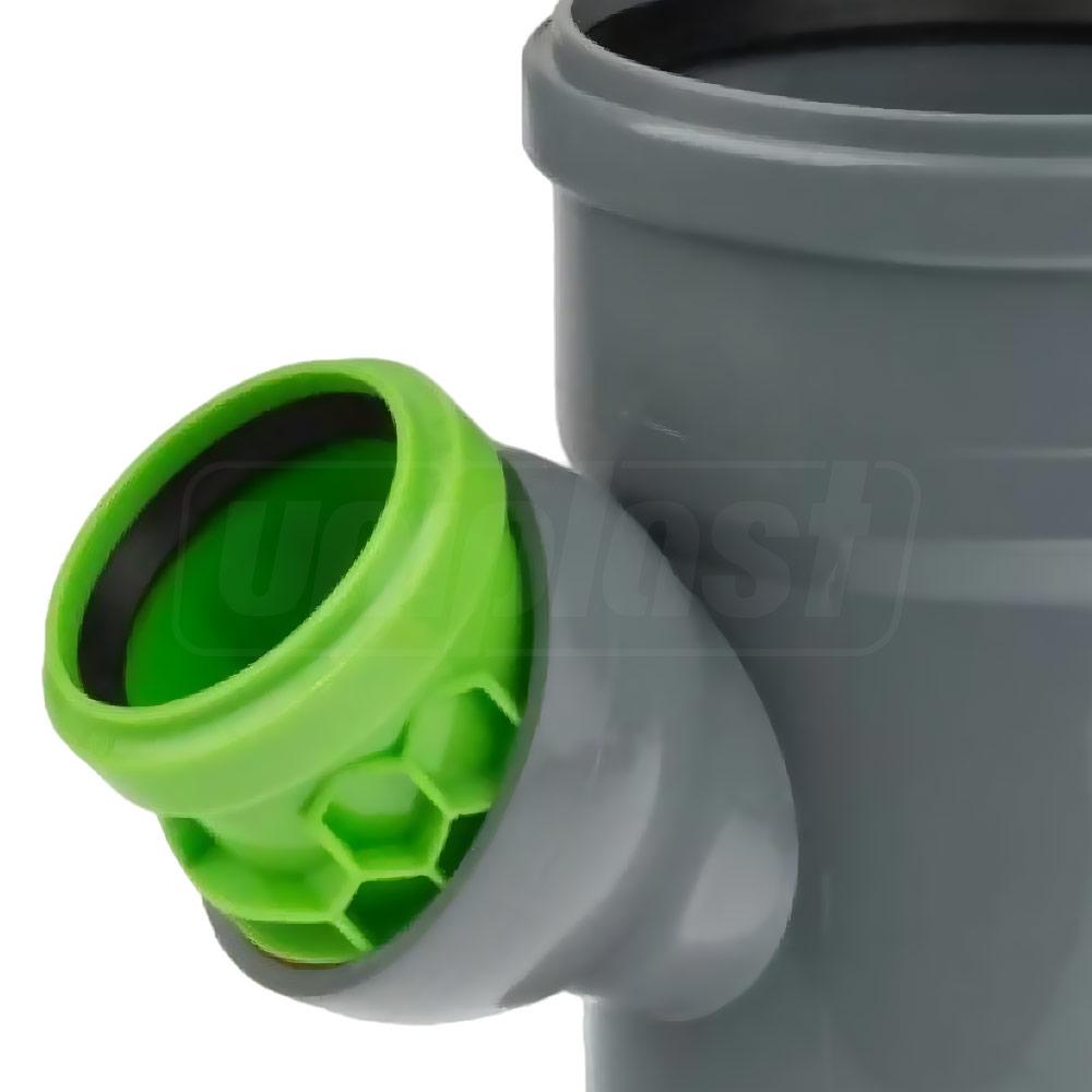 Ramificatie dubla PP D.110 x 50 / 90° universala  SVK