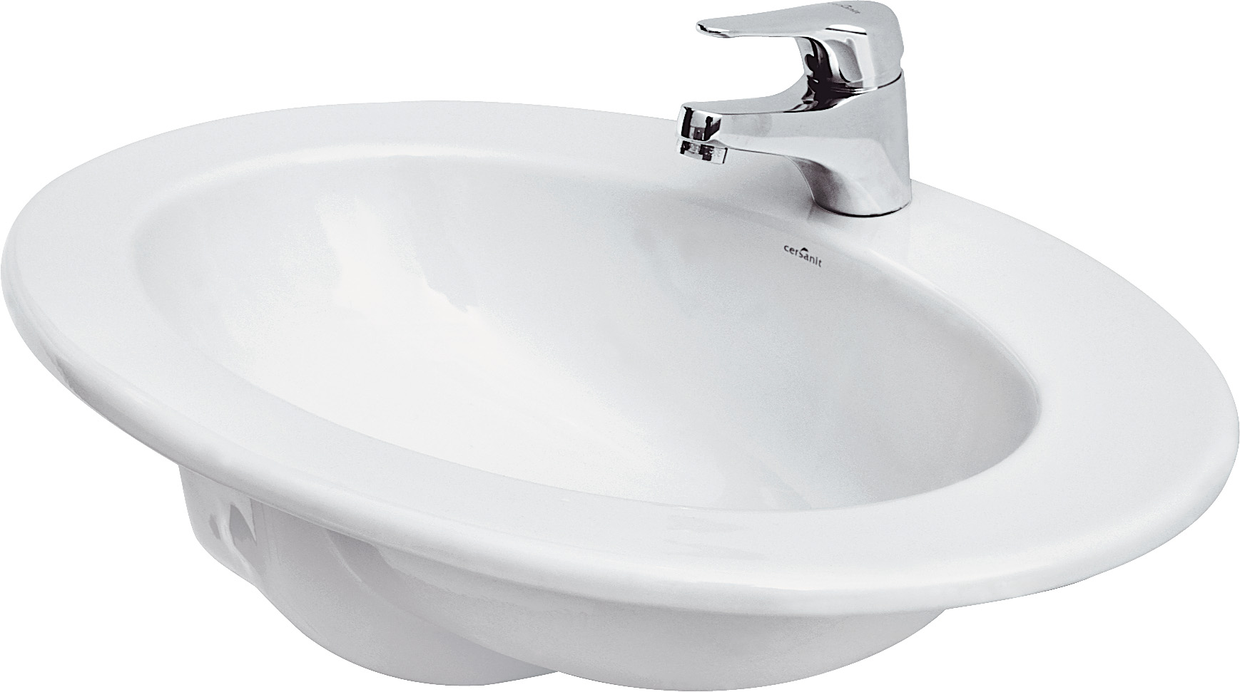 Умывальник врезной 63 см Gamma (1200) CERSANIT