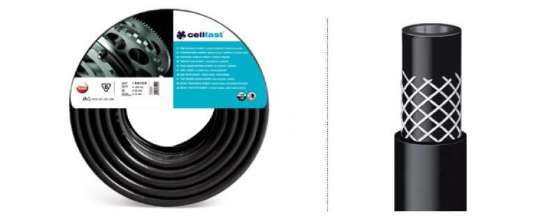 Шланг ECOTECH технический D.12.5x2.5 PN10 (черный)  CELLFAST