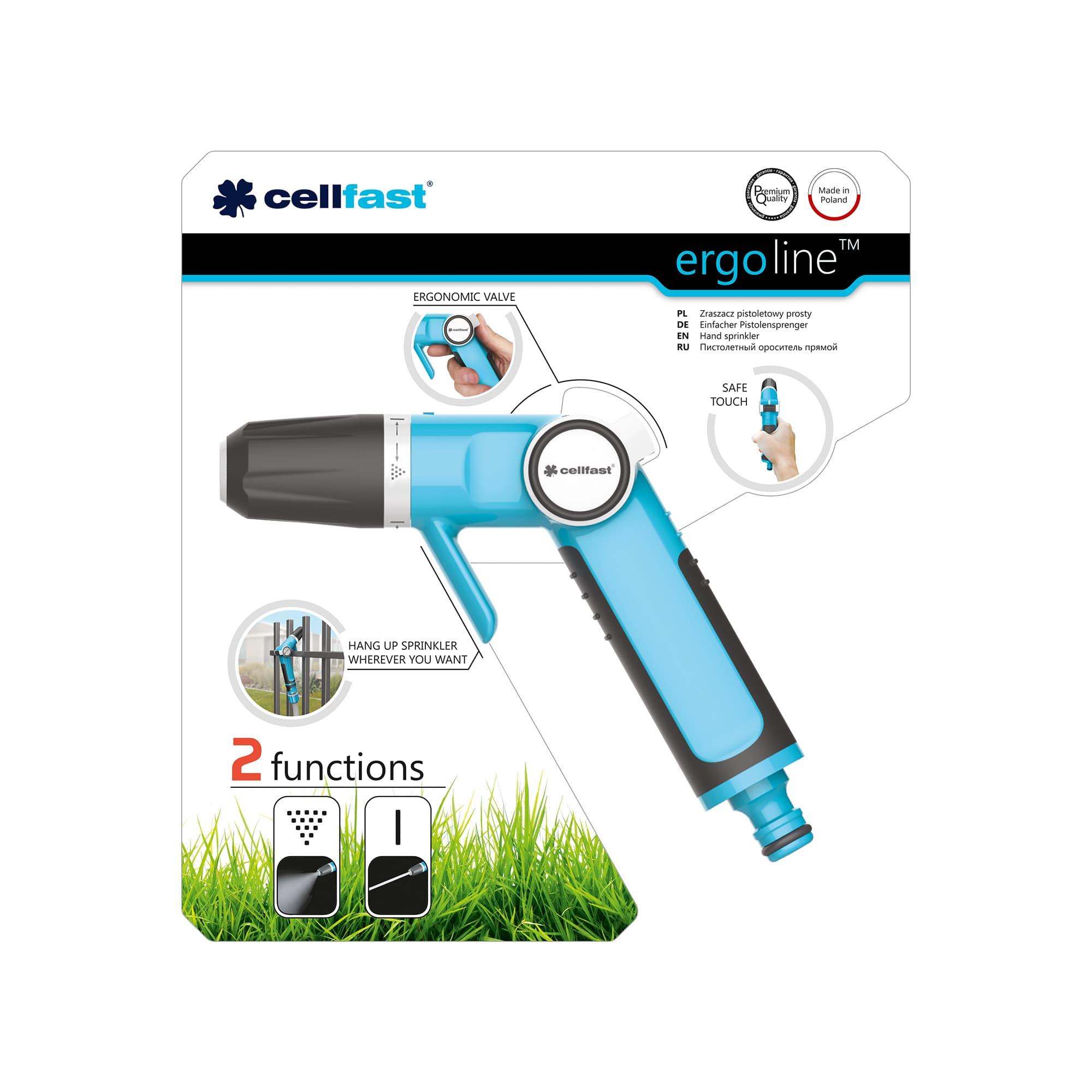 Пистолетный ороситель ERGO прямой CELLFAST