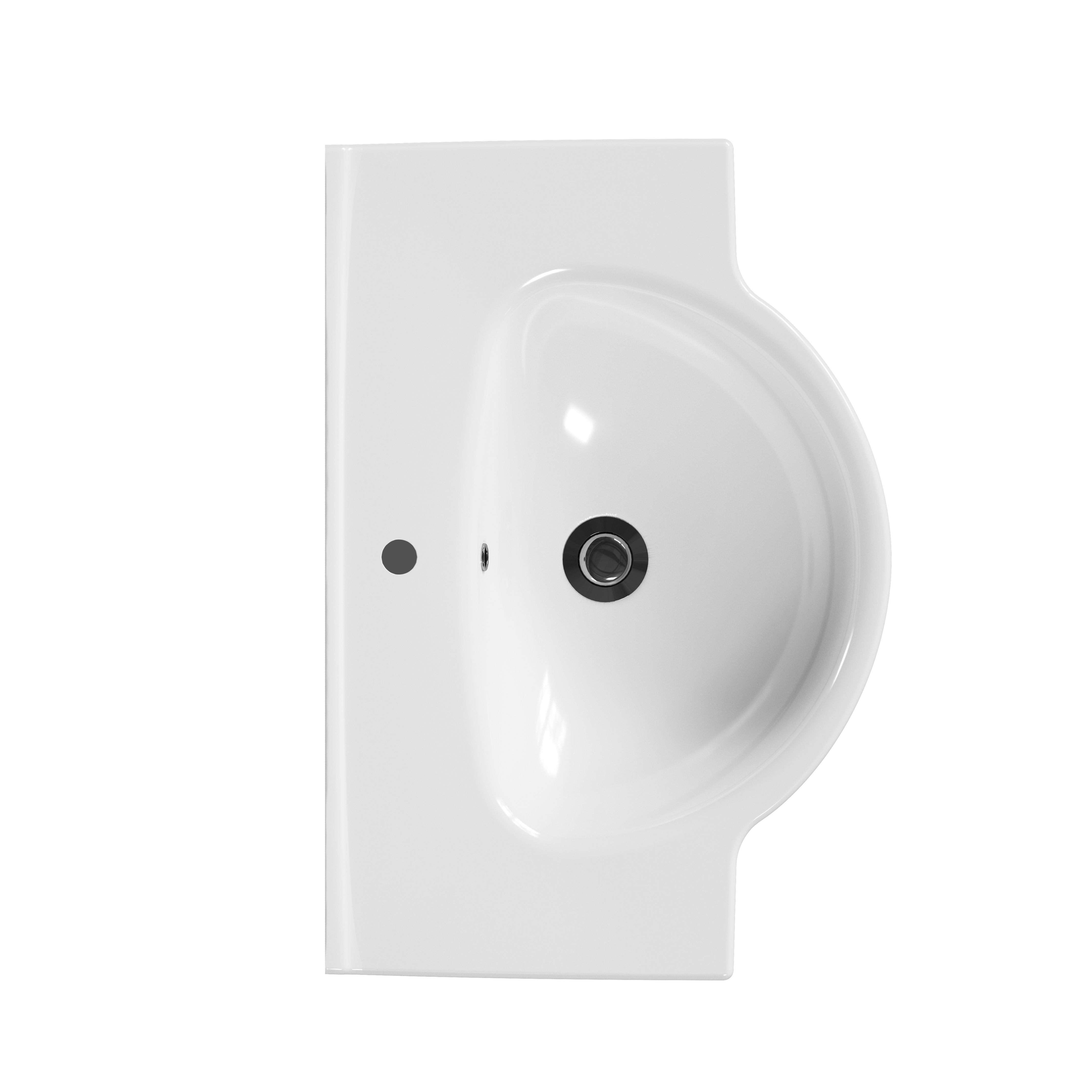 Умывальник накладной 70 x 46 см Nati (82324) CERSANIT