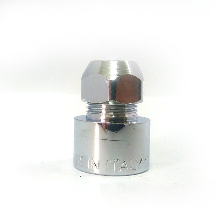 Цанговый переход D. 1/2" М x 10 хромированный (Art. 125F) REMER