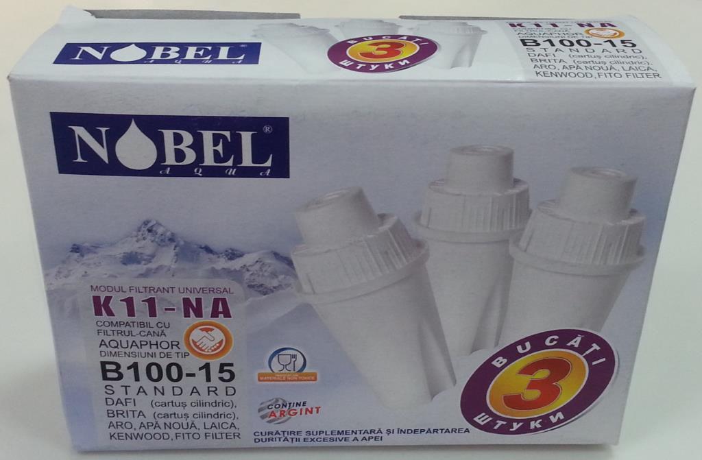 Cartus filtrant de schimb NOBEL AQUA K11-NA (3 buc.)