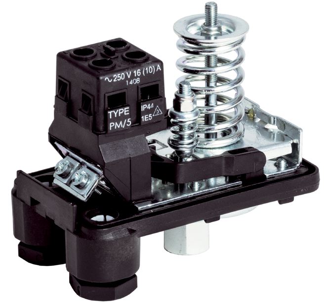 Releu de presiune PT/5 (1-5 bar) 1/4"F,3 faze  ITALTECNICA