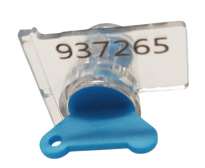 Sigilii universale din plastic SPRUT-12 cu sirma (otel galvanizat L=35 cm) in set