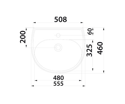 Lavoar 55 cm  COLOMBO