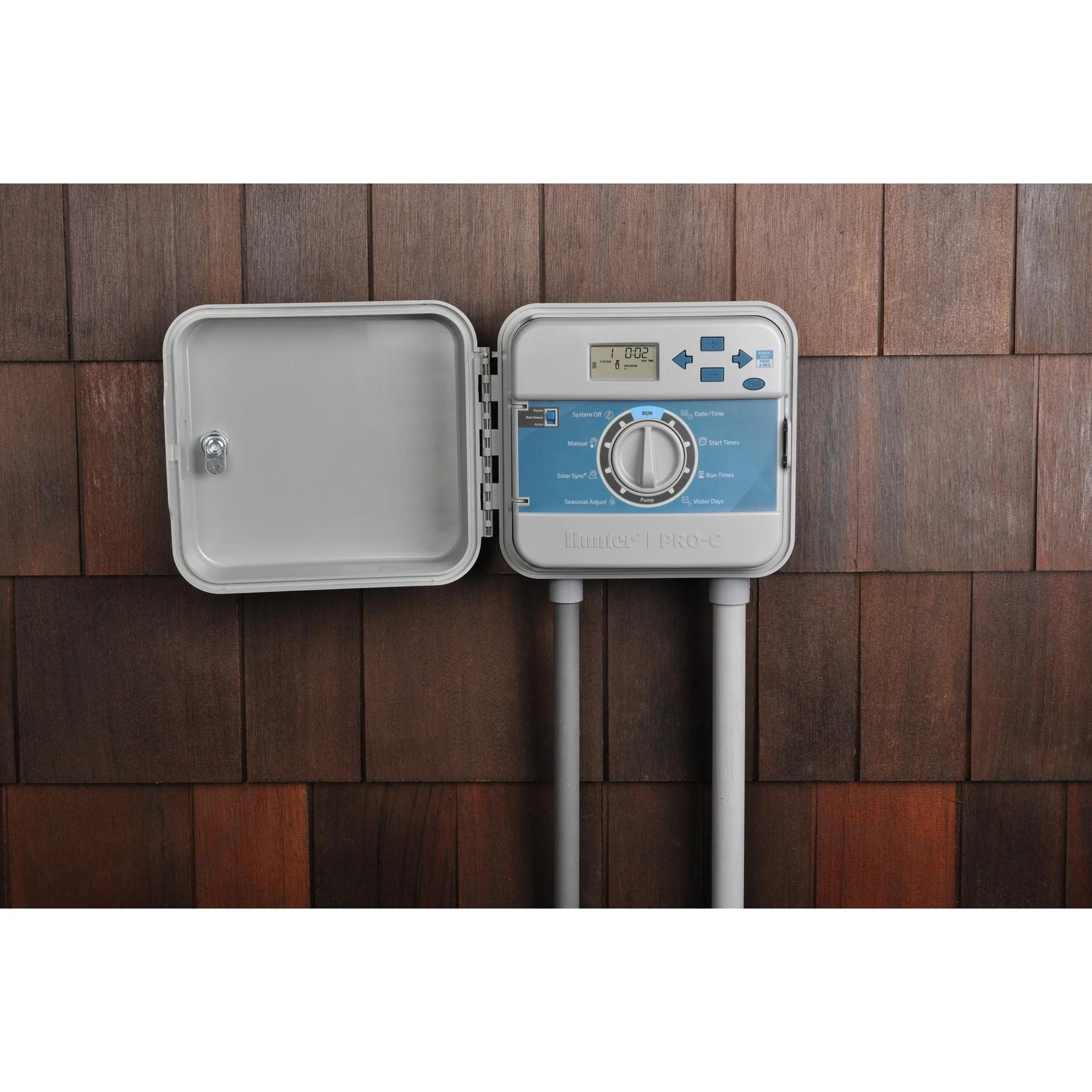 Блок управления поливом 22 V, 4 зоны (наружный) Pro-C PC-401-E  HUNTER