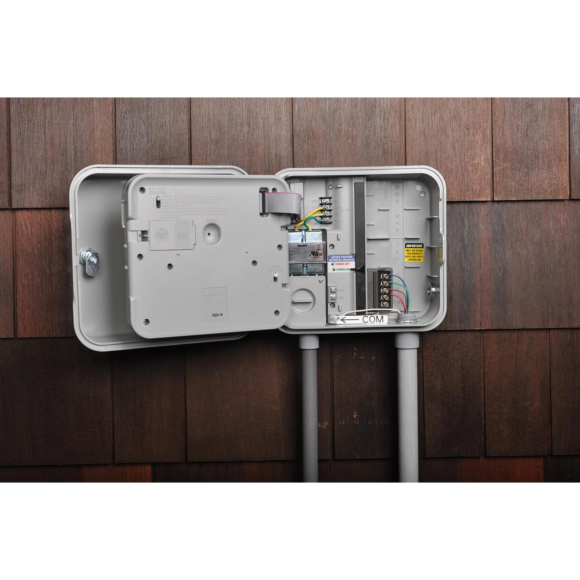 Блок управления поливом 22 V, 4 зоны (наружный) Pro-C PC-401-E  HUNTER