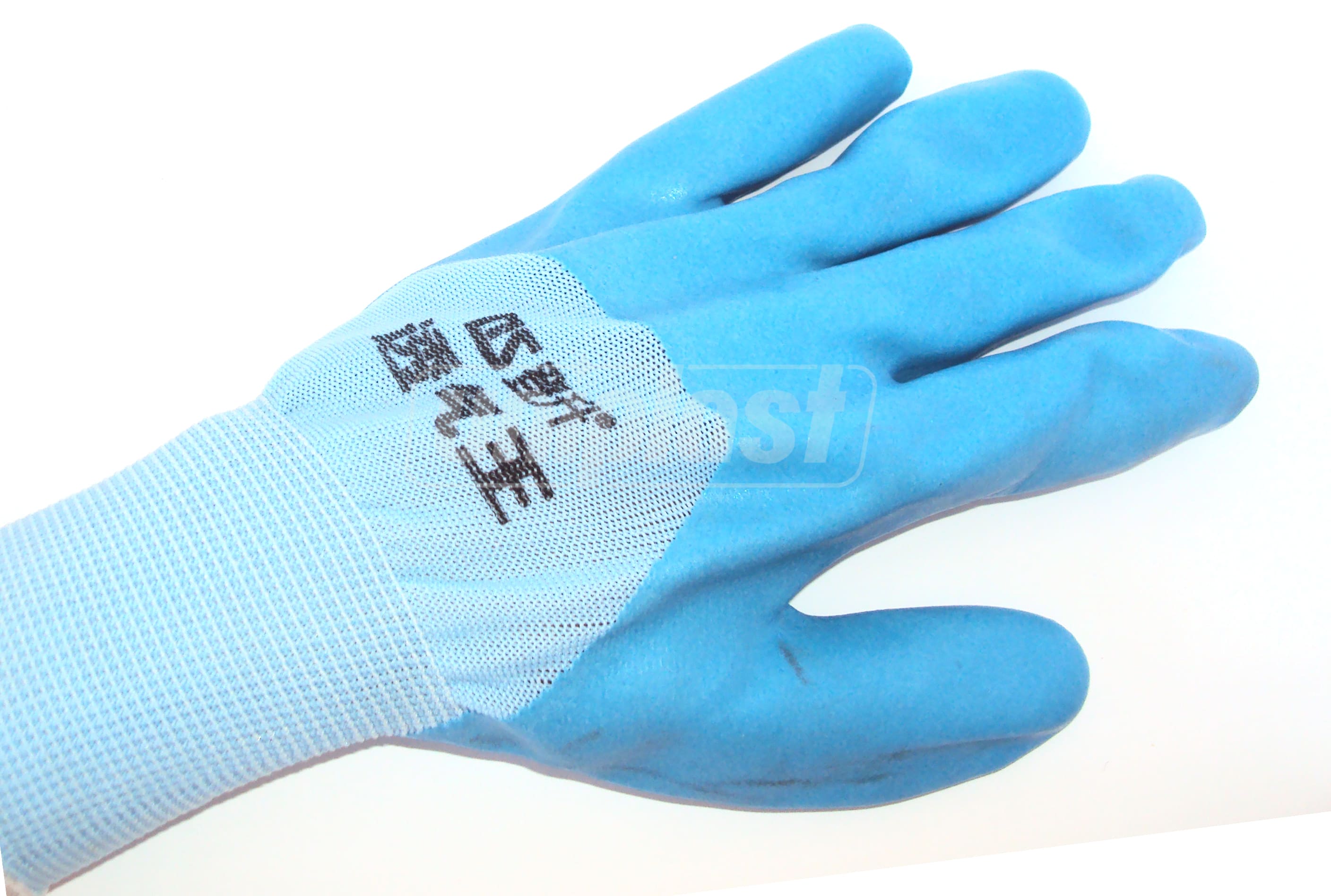 Manusi de protectie latex Art. 989 (albastru deschis)